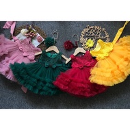 [ 0m - 30m ] Baby Kids Princess Gown (Gown Birthday / Gown Flower Girl ) #721