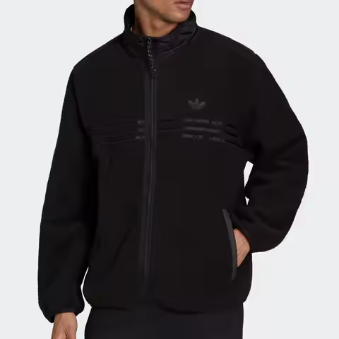 Adidas Official Authentic Fleece Three Stripes Men's Casual Jacket HF9216