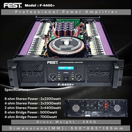 POWER AMPLIFIER FEST F4400 F 4400 CLASS GB ORIGINAL GARANSI
