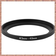 43mm to 49mm Metal Step Up Filter Ring Adapter for Camera(R F C V)