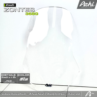 ชิวหน้า ชิวบังลม Zontes 368G ดีไซน์สปอร์ต ชิวหนา 5 มม. สูง 54 ซม. ติดตั้งง่ายด้วยตัวเอง ACHI