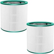 HUAYUWA 2Pcs Air Purifier Filters Compatible for Dyson BP01 TP00 TP02 TP03 AM11 Bladeless Fan Cartridge Filter Accessories