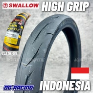 “5 TAHUN WARRANTY” SWALLOW DELI TIRE SLASH BUNGA BATTLAX TUBELESS TYRE/ HIGH GRIP /17 Inch 70/80/90x