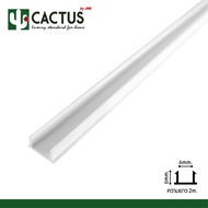 CACTUS เซาะร่องพีวีซี ขนาด 6mm. /10mm. /15mm. /20mm. /25 mm. ความยาว 2m. (100เส้น/กล่อง)