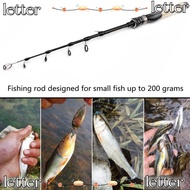 LETTER Telescopic Fishing Rod, 1.98m Length UL Power Ultra Light Fishing Rod, Easy To Use 1.68m Leng