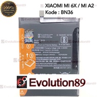 Baterai Batre batu batre battery Xiaomi Mi 6x / BN36 / Mi 6x / xiaomi Mi A2 BN 36