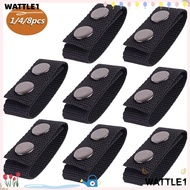 WTTLE 1/4/8Pcs Belt Keeper Portable Double Snaps Sports Heavy Duty