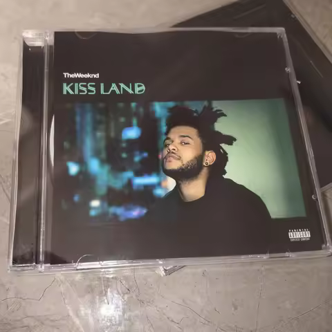 R&B The Weeknd Music CD Kiss Land Album Professional Music Record Cosplay Walkman Car Soundtracks Bo