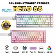 Rapid Trigger Aula Hero68 / Hero 68 Mechanical Keyboard - Plate Fr4 - LED RGB HZ