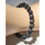 #B676-4 100% Natural High Quality Ruby Zoisite Bracelet 8.8mm