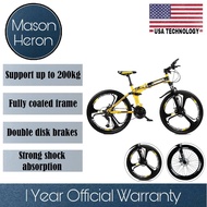 Basikal lipat dewasa Mountain bike bicycle MTB Folding foldable 21 speed gear Alloy sport rim Light 