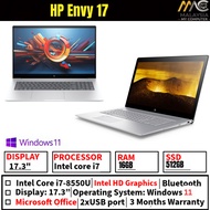Laptop HP Intel i3/i5/i7 8th Generation DDR4 16GB RAM 512GB M.2 SSD Windows 11 Pro USED REFURBISHED