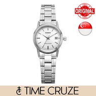 [Time Cruze] Casio LTP-V002 Stainless Steel Silver Dial Women Watch LTP-V002D-7AUDF LTP-V002D-7A