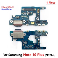 สายชาร์จ USB ดั้งเดิมบอร์ดชาร์จสำหรับ Samsung Galaxy Note 10 Lite Plus N770F N976B N970F