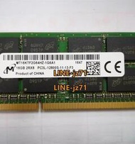 MT/鎂光DDR3 16GB單條16G 1600 DDR3L X250 T450S P40 筆記本內存