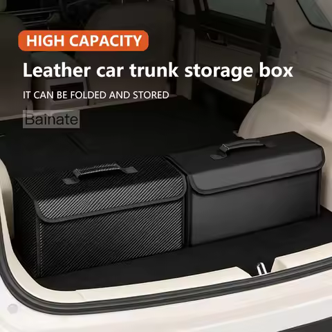 Car Trunk Storage Organizer Box With Lid, For BMW E39 E46 E60 E90 F10 F15 F20 F25 F30 G20 G30 X1 X3 