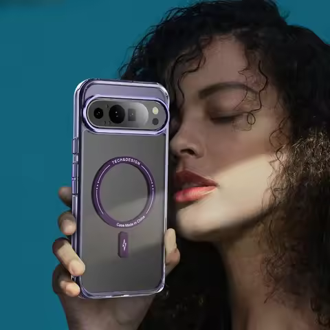 For Google Pixel 9 Pro XL Case Luxury Clear Magsafe Cover For Google Pixel 10 Pro XL 8Pro 9A 8A Magn