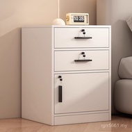 Storage Storage Cabinet Storage Bedside Simple Lock Bedside Table Light Luxury Bedroom Bookcase Smal