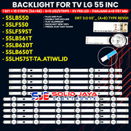 BACKLIGHT TV LED LG 55 INCH 55LB550 55LF550T 55LF595T 55LB561T 55LB650T 55LB582T 55LB575T 55LF550