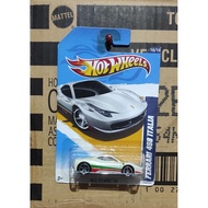 Hot wheels Ferrari 458 whiteITALIA