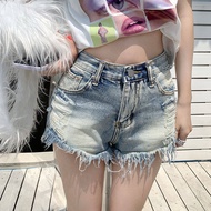 Quần Short Denim Mini Quần Short Denim Chiến Lợi Phẩm Quần Jean Ngắn Gợi Cảm Quần Short Denim Tua Ru
