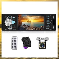 (HARB) Car Radio 1 Din Stereo MP5 Player Bluetooth FM USB Autoradio 4022D with 12 Lights Camera
