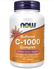 NOW Buffered Vitamin C-1000 w/ Acerola & Bioflavonoids by NOW FOODS