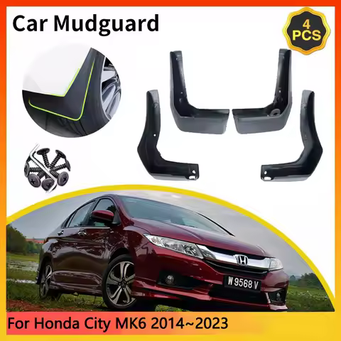 For Honda City Grace Ballade GM4 GM5 GM6 GM8 GM9 MK6 2014~2023 Car Mudguards Mudflap Mudguard Splash
