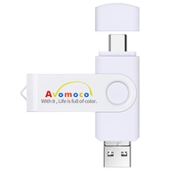 AVOMOCO 256GB 3 in 1 Photo Backup Stick for Cell Phones with TypeC/USB C&Micro Port,Tablets.Complian