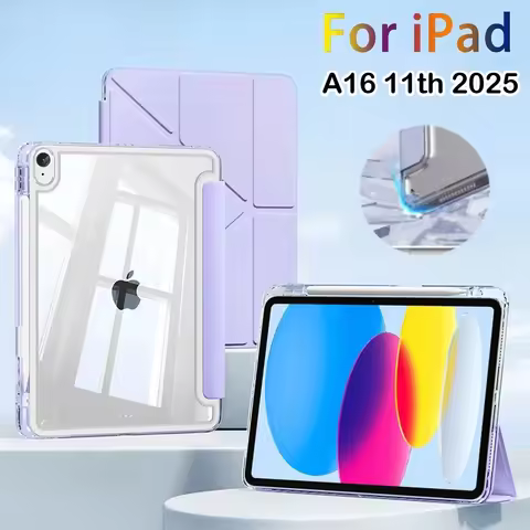 2025 Y-Shaped Stand Case for IPad M5 Pro Air 13 11 " M4 M3 M2 A16 11th Generation 10th 10.9 9/8/7th 