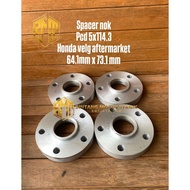 Spacer nok honda pcd 5x114.3 center bore 64.1 center nok 73.1 thickness 20 mm / 2 cm