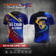 Ncst BS crim alumni shirt full sublimation T-shirt 2023