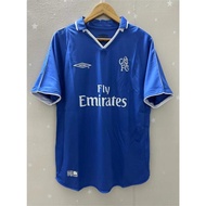 01-03 Chelsea jersey ZOLA LAMPARD Top Quality Retro Soccer Jersey custom T-shirt Football Jersey