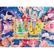 Aikatsu Japan Card Promotion Akari Ozora Mc Donalds MCD Pastel Smile Set Dress Studded Yellow Boots 