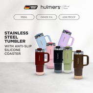 Hulmers 900ML Thermos Tumbler with Straw and Handle Leakproof Lid Anti-Slip Silicone (HM-LT900ML)