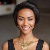 T Part Short Bob Middle Part Natural Color  Lace Front Human Hair Wig Brazilian Hair For Women