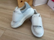 Alexander McQueen 白色魔術貼運動鞋