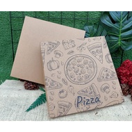 Pizza Box 21.5x21.5 brown kraft Contents 20