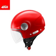 หมวกกันน็อคครึ่งใบ GIVI สำหรับผู้ชายและผู้หญิง สำหรับรถจักรยานยนต์ไฟฟ้า Vespa Honda หมวกกันน็อคแบบทั