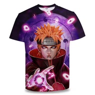 Naruto 3D Printed T-Shirt Fashion Summer Cartoon Graphic Short Sleeve T Shirt Plus Size