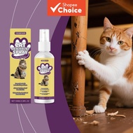 Cat Behavior Training Spray, Scratch Guidance Mist for Home Furniture Safety  Semburan Latihan Tingk