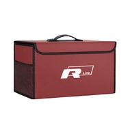 รถ Trunk Organizer กล่องหนังพับเก็บกระเป๋าสําหรับ VW GTI Atlas Jetta Touareg Variant Golf POLO Taos 