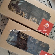Brownies Malang Fudgy Brownies Panggang Milo Setengah loyang 20x10