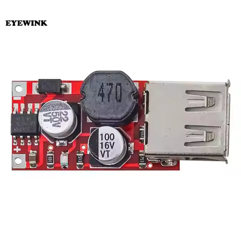 Fine 6-24V 12V/24V to 5V 3A CAR USB Charger Module DC Buck step down Converter 12v 5v power supply m