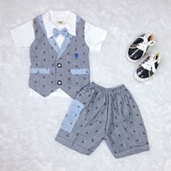 [K 02] premium boys' vest set for ages 0-8 months