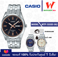 casio นาฬิกาข้อมือผู้ชาย สายสเตนเลส MTP-1335 :: รุ่น MTP-1335D-1A2, MTP-1335D-2A2, MTP-1335D-9A Watc