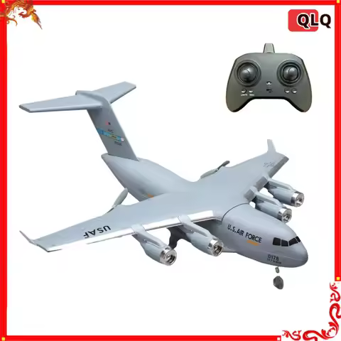 Rc Plane C-17 Military Transport Aircraft Fixed Wing Remote Control Glider 2.4g Remote Control Epp F