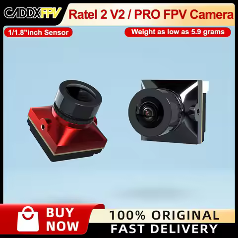 Caddx Ratel 2 V2 / PRO FPV Camera Ratel2 2.1mm Lens 16:9/4:3 NTSC/PAL Switchable Micro FPV Camera Dr