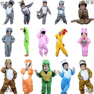 ♛Kids Animal Dinosaur Costume Cosplay Tiger Elephant Halloween Animals Costumes Jumpsuit for Boy