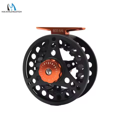 MAXIMUMCATCH ECO Fly Reel – Ultra-Light Large Arbor Aluminum 2-8WT with Manual Changeover | Precisio